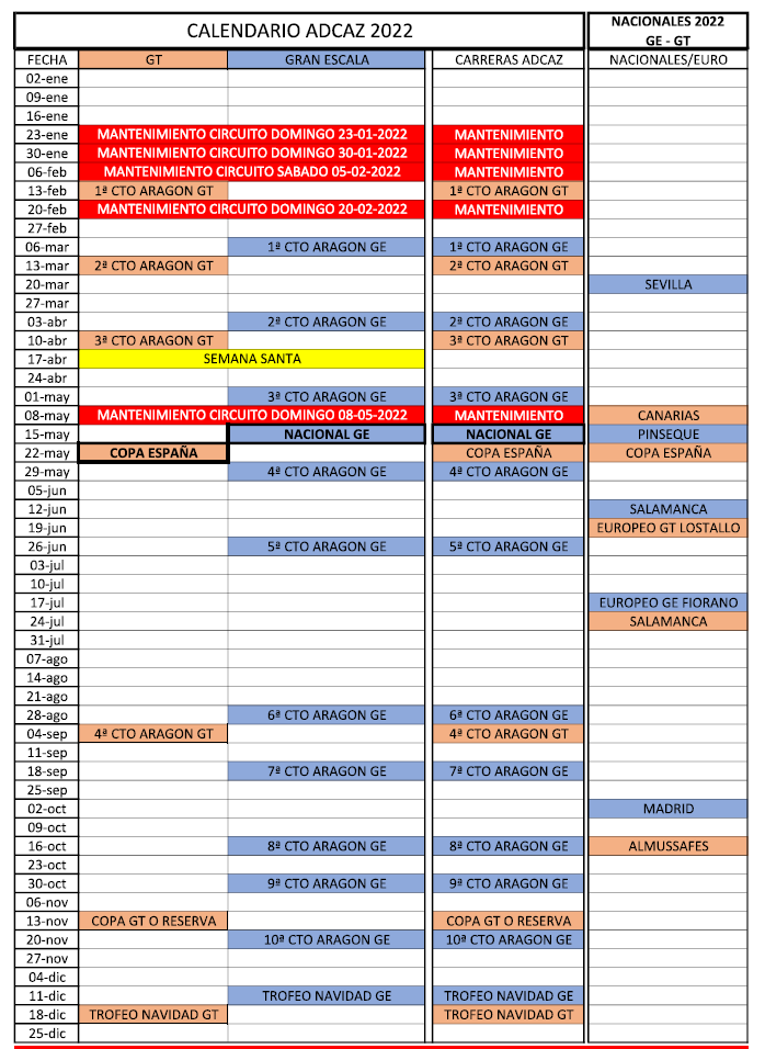 calendario